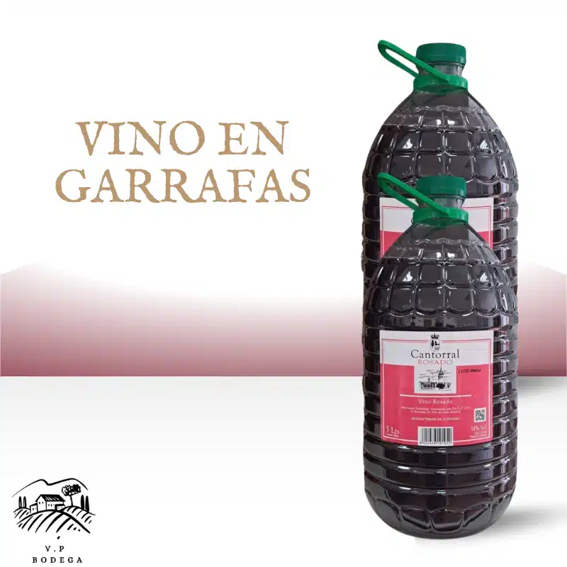 vino en garrafas